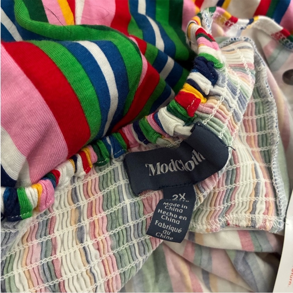 ModCloth rainbow romper - Picture 7 of 7